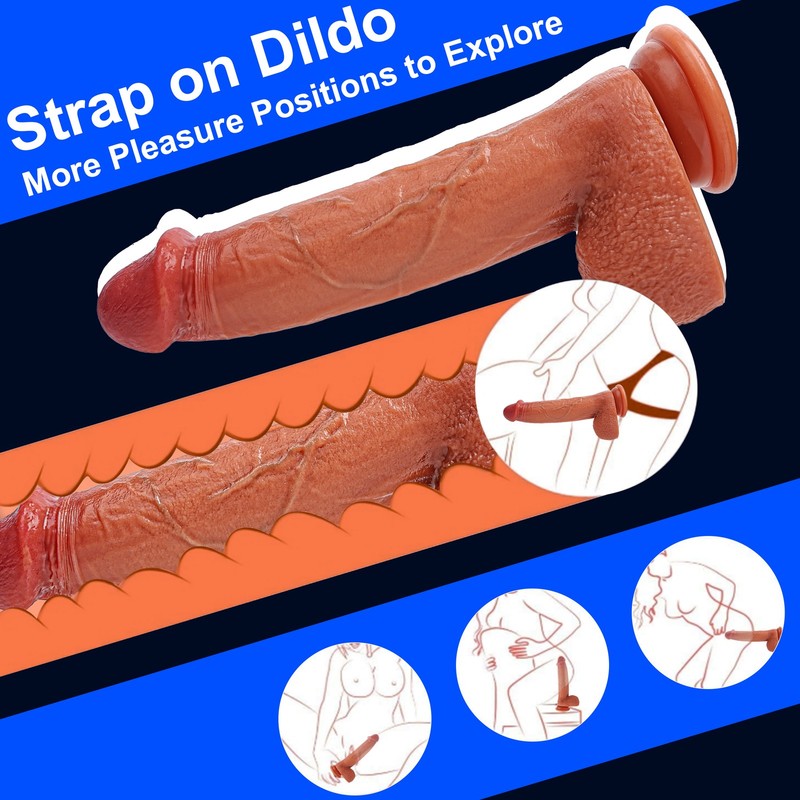 Liquid Silicone Realistic Huge Dildo Cock Suction Cup Women Sex Toys Thick Dong gallery