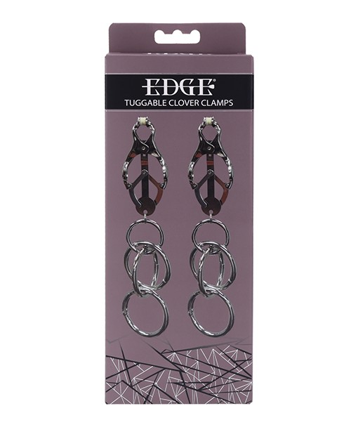 Edge Tuggable Clover Clamps – Silver