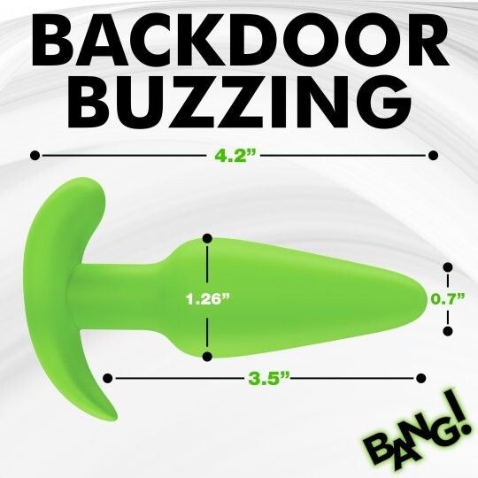 Glow-in-the-Dark Silicone Butt Plug gallery