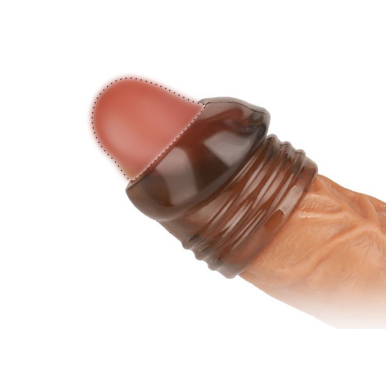 Foreskin Penis Cock Ring Sleeve Prolong Delay Premature Ejaculation Men Enhancer gallery