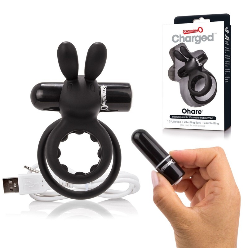 Screaming O Charged Ohare Vooom Vibrating Penis Enhancer Cock Ring Sex Toys