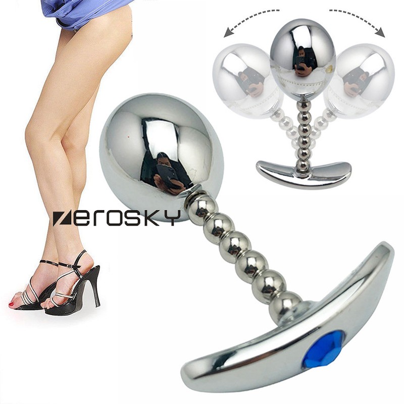 Metal Anal Beads Kegel Exerciser Weights Anal Butt Plug Ben Wa Balls Vagina Ball