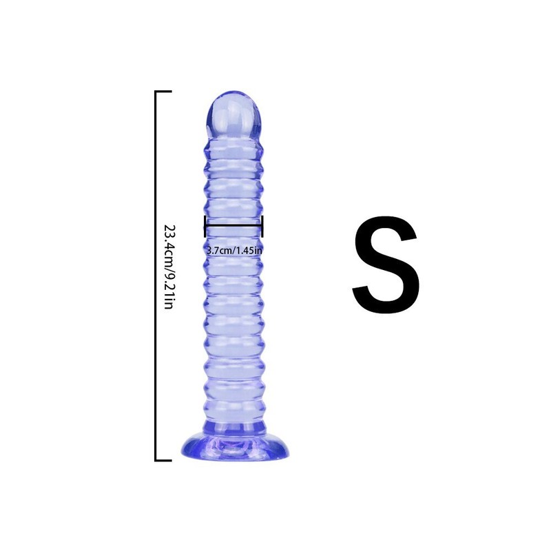 S/M/L Long Big G-Spot Dildo Suction Cup Penis Anal Plug Sex Toys for Women Men