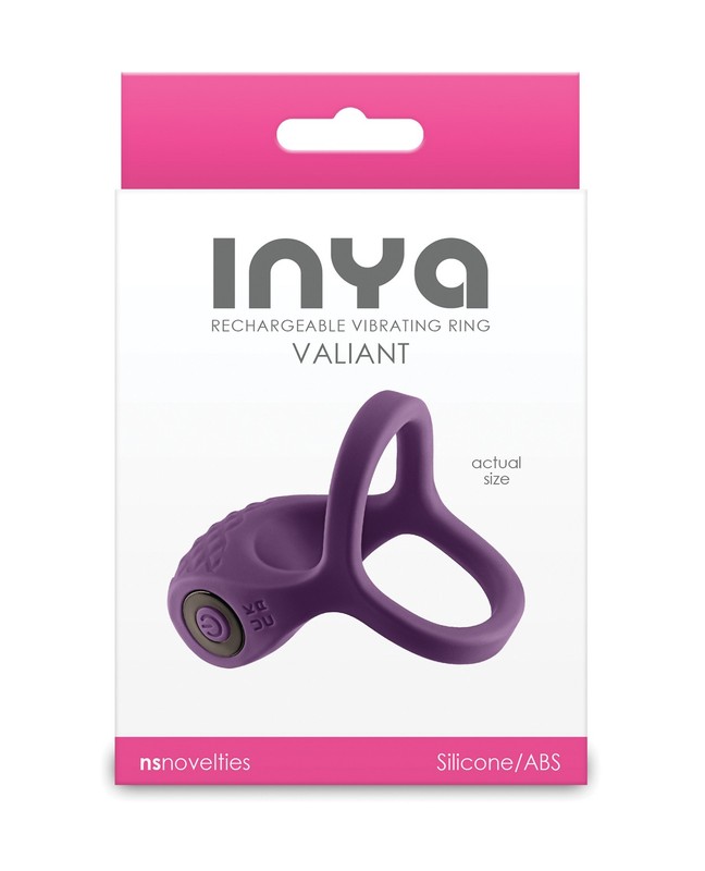INYA Valiant Cock & Ball Vibe – Berry