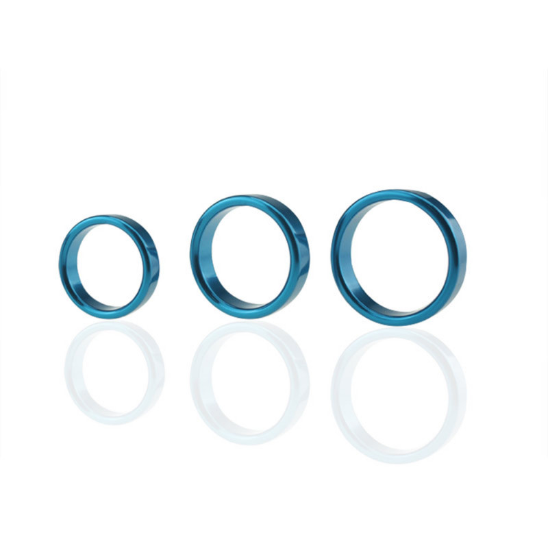 Male Penis Ring Stainless Steel Cock Ring Male Sex Toys For Stronger Erection gallery