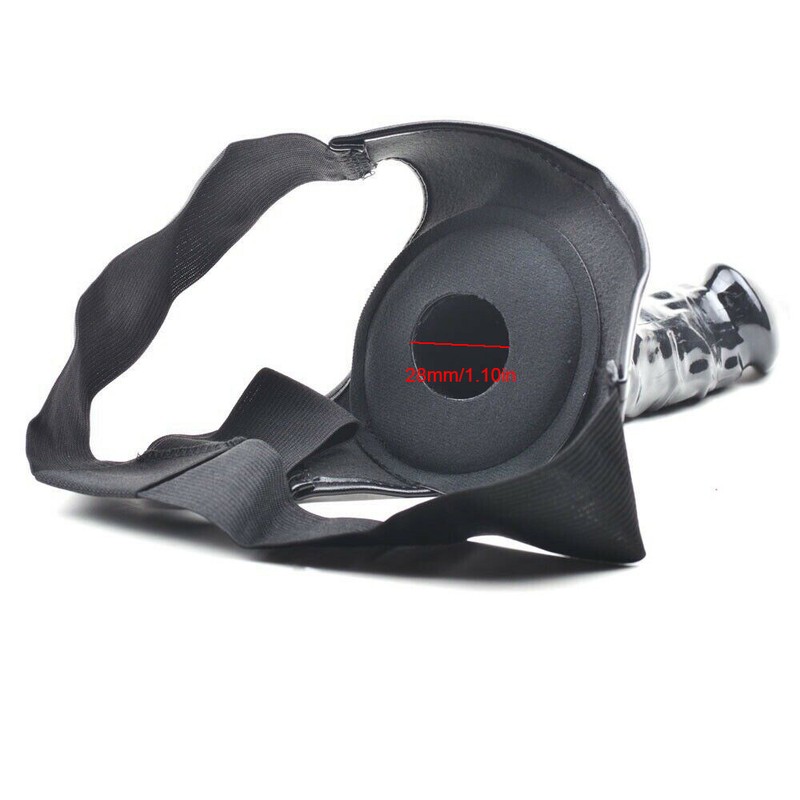 Unisex Wearable Dildo Hollow Strap-On Realistic Dong Harness Women Gay Sex Toys gallery