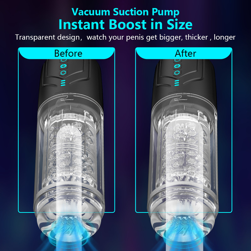 Male Masturbaters Automatic HandsFree Rotating Cup Thrusting Stroker Men Sex Toy gallery