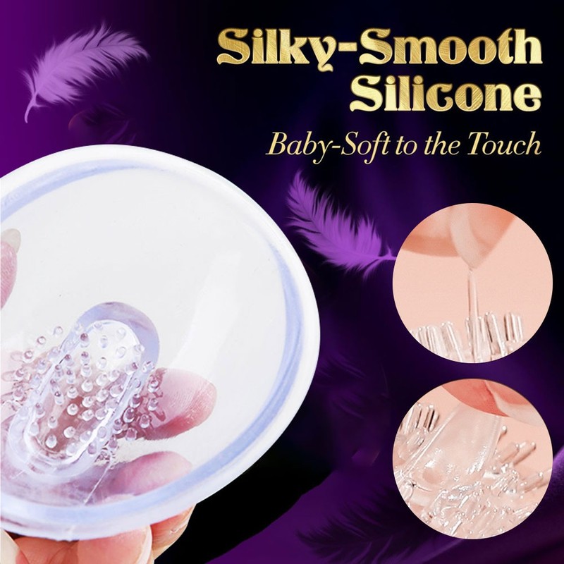 Vibrating Nipple-Sucker Suction Cup Breast Vibrator Pump-Vibe-Sex-Toy for-Women gallery