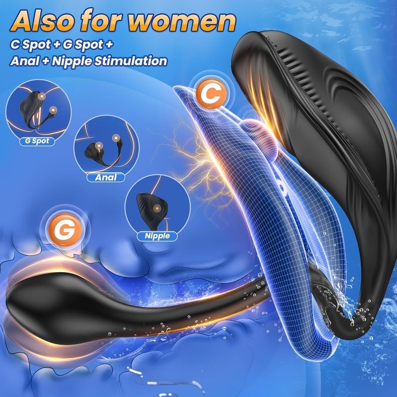 Prostate Massager Sex Toys Vibrating Butt Plug Spot Male Female Vibrator Remote gallery