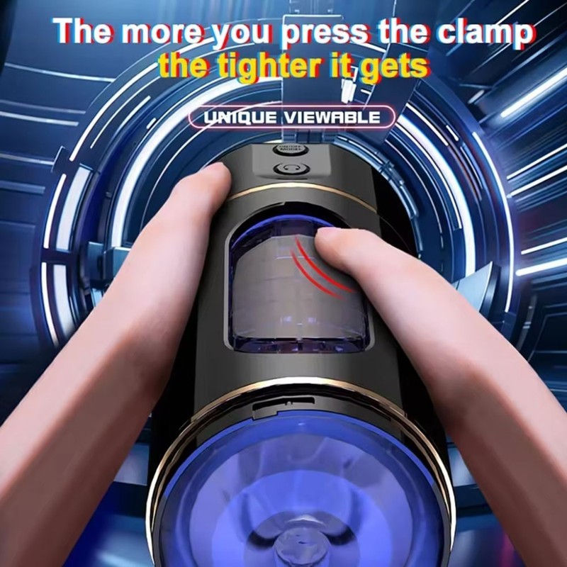 Male Masturbator Cup Sucking Vibrating Masturbation Machine Vagina Pusssy Blowjo gallery
