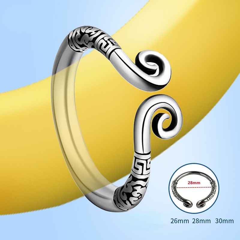Stainless Steel Metal Silver Cock Ring Enhancer Glans Stimulation Orgasm BDSM