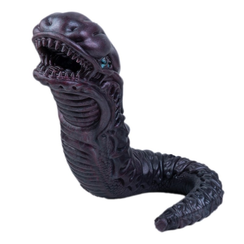 Snake Shape Weird Silicone Pocket Pussy Male Stroker Self-Love Cup Novelty