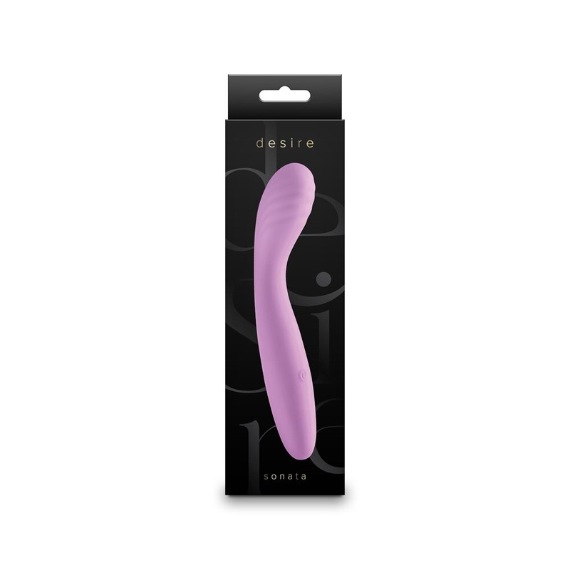 NS Novelties Desire Sonata Vibrator Bubblegum – Curved Shaft G-Spot Vibe