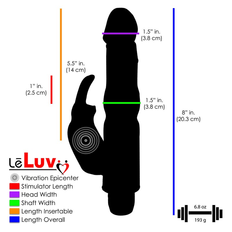 Rabbit Vibrator Waterproof LeLuv Bath Time Bunny with Csecret Lipstick gallery