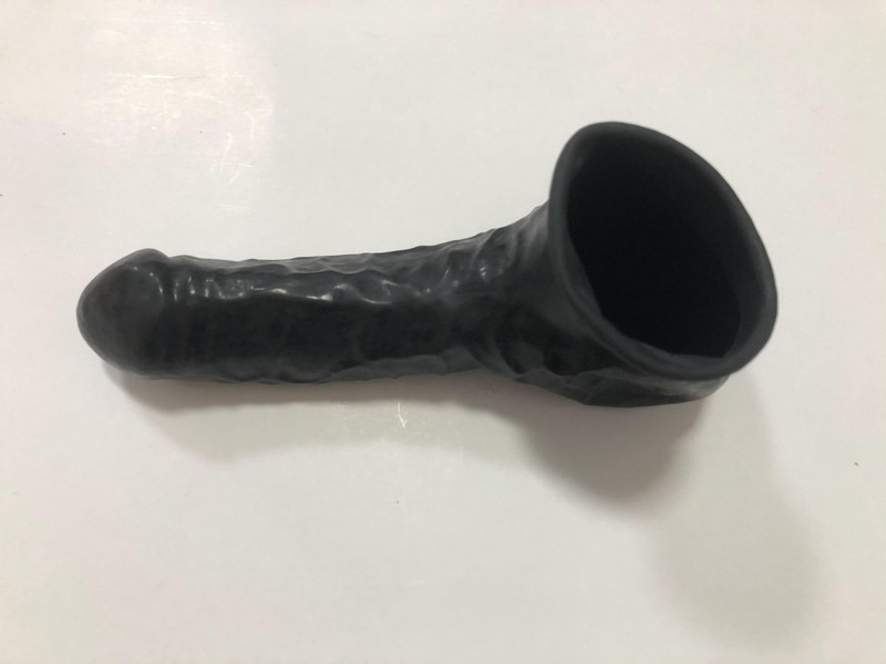 Reusable Latex Extend Sleeves Rolled-edge Penis Extend Delayed Ejaculatio Male gallery