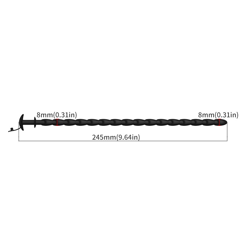 Soft Silicone Penis Plug Hollow Prostatic Dilator Sissy Penis Training Sex Toy