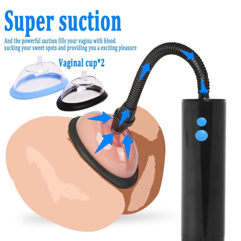 AUTOMATIC PUSSY PUMP ELECTRIC VACUUM VAGINA ENLARGER CLITORIS ENHANCER FOR WOMEN