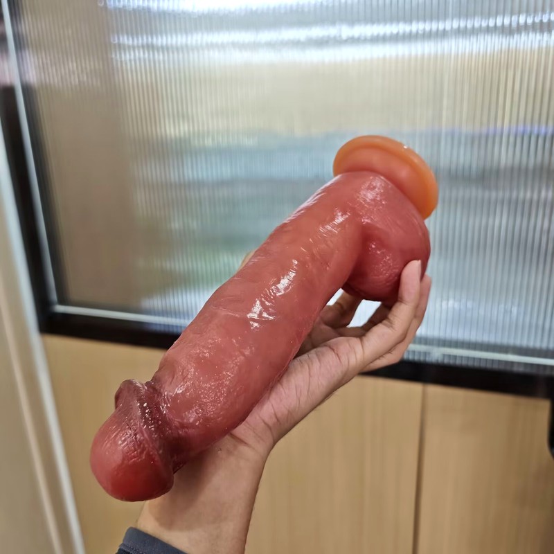 Liquid Silicone Realistic Huge Dildo Cock Suction Cup Women Sex Toys Thick Dong