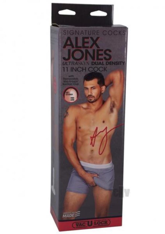 Porn Star Alex Jones Ultraskyn Dual Density Dildo With Suction Cup Signature Coc
