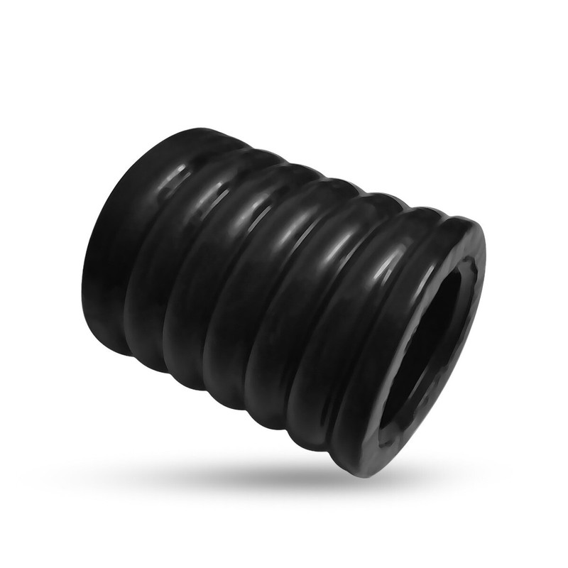 Stretchy Ribbed Thick Penis Ring Cock Cage Sleeve Girth Enhancer Enlarger gallery