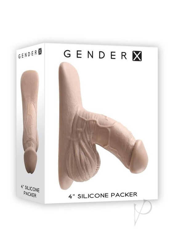 Gender X Silicone Packer Dildo 4in – Vanilla