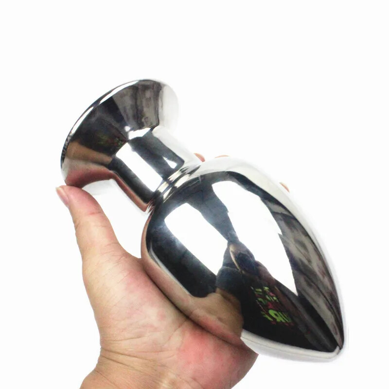 16 Size Anal Plug Stainless Steel Anus Butt Simulation Dilator Toys for Couples