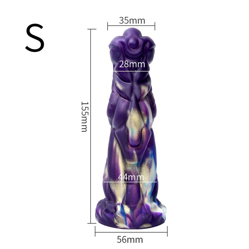 S/M/L Blue Deep Anal Plug Vaginal Anus Butt Plug Dilator Monster Dildo Sex Toys
