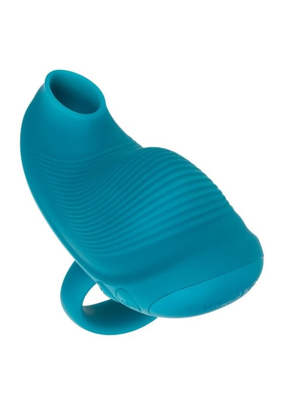 Envy Handheld Suction Rechargeable Silicone Clitoral Massager -Blue gallery