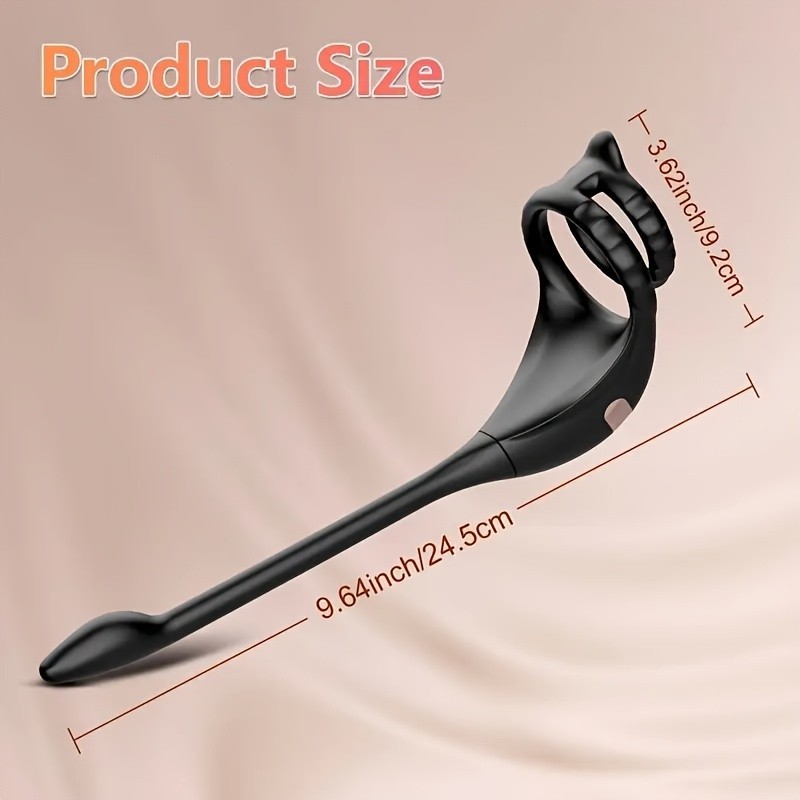 Bullet Vibrator Cock Ring Anal Butt Plug Male Prostate Massager Taint Stimulator gallery