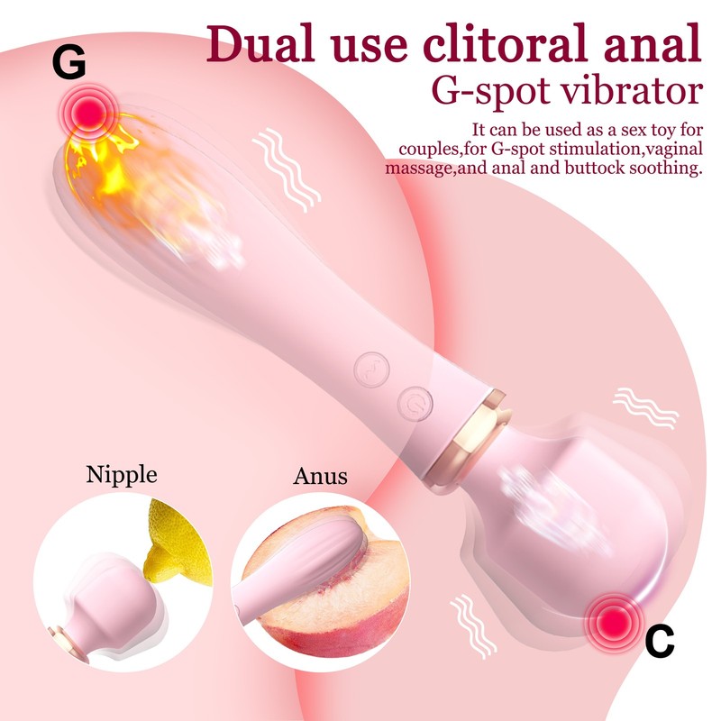 Heating Silcone Clitoris Stimulator Dildo Vibrator G-Spot Massager for Couples gallery