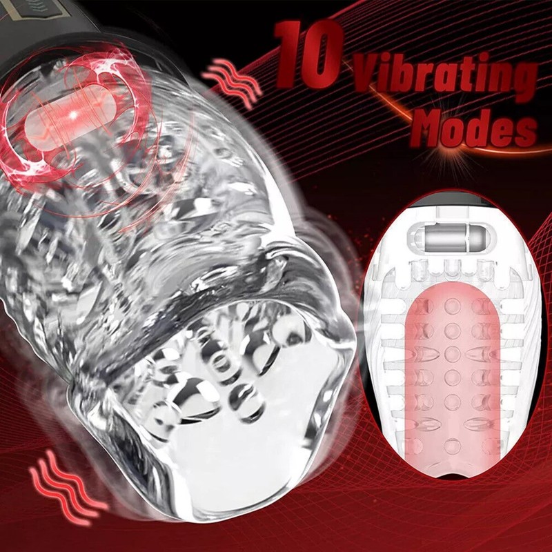 Automatic Rotating Thrusting HandsFree Cup Stroker Male Masturbaters Men Sex Toy gallery