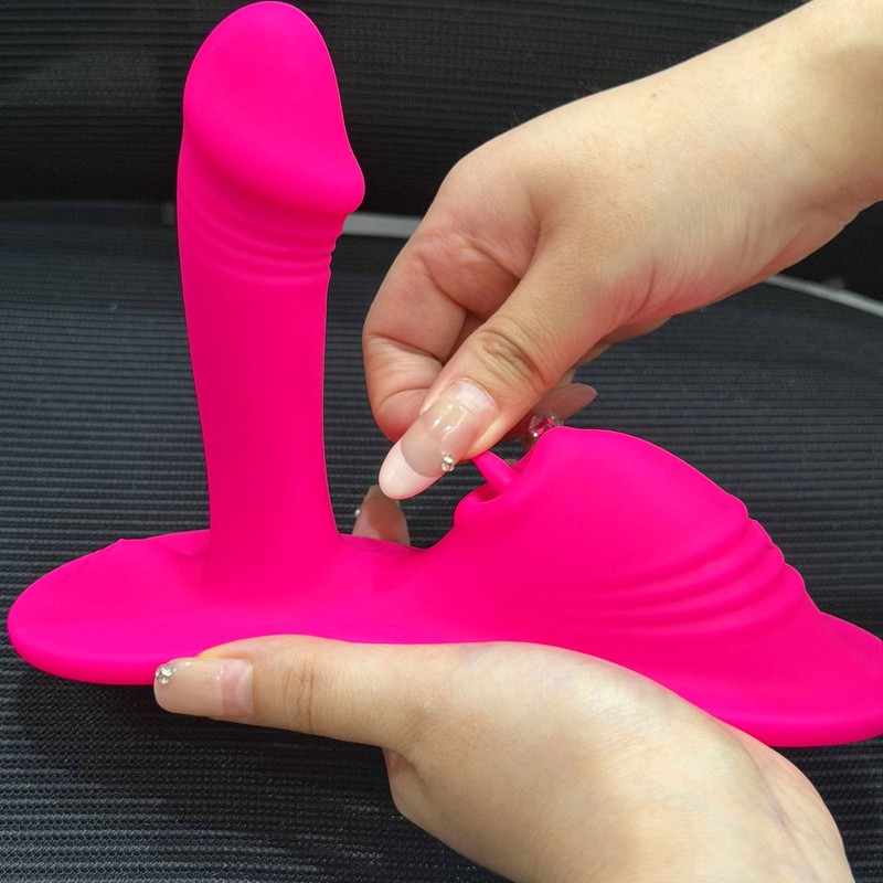Sit&Ride Grinding 9 Vibrators Modes Dildo Licking for Women APP Control Sex Toy