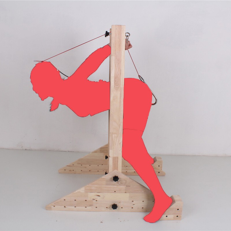 BDSM Bondage Kits Handcuffs & Footcuffs Wooden Yoke Torture Instrument Sex Toys