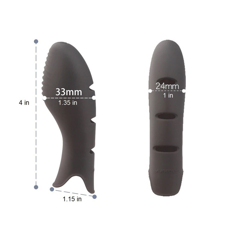 Silicone Vibrating Finger Massager Sleeve Clitoral G-spot Vibrator gallery