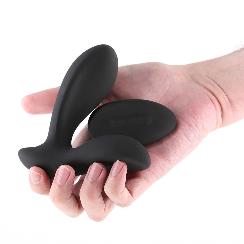 NS Novelties Renegade Rain Black - Rechargeable Anal Prostate Vibe w Remote gallery