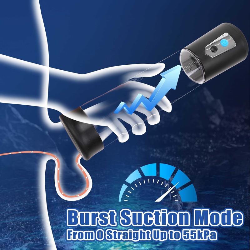 Automatic Suction Electric Vacuum Penis Pump Enlarger Power Up Cock Extender US