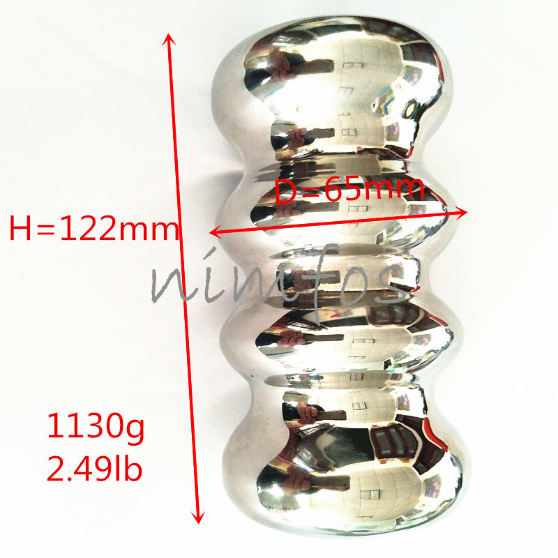 Anal Plug Stainless Steel Solid Trainer Butt Dildo Plug Anus Dilator Sex Toys gallery