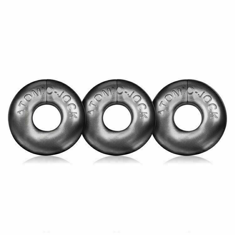 Oxballs Ringer Cock Ring 3 Pack Small in Silver – Penis Ring Prolong Erection