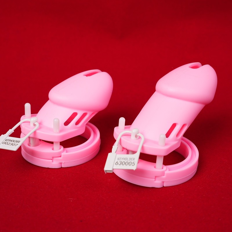 Male Soft Silicone Cock Cage with 5Size Ring Chastity Belt Device BDSM Sex Toys gallery