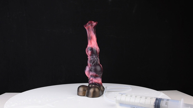 Big Anal Plug Silicone Squirting Penis Knot Ejaculation Dildo Adult Sex Toys gallery