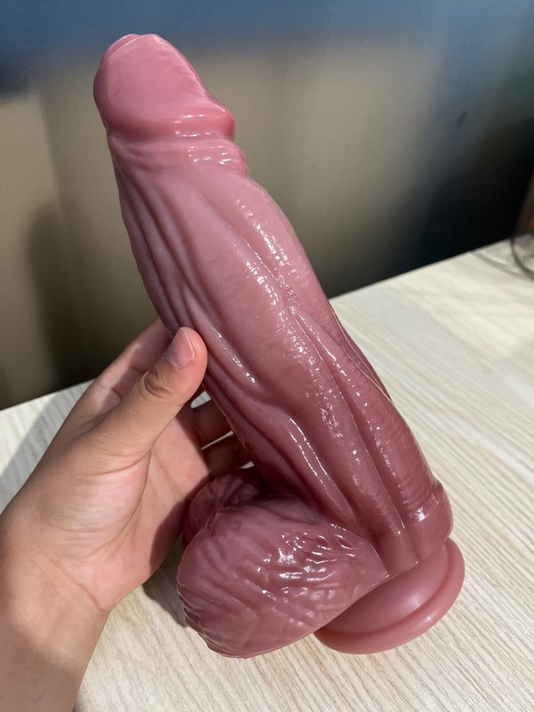 Huge Thick Big Thrusting Heating Vibrator Dildo Telescopic Women G Spot Sex Toys gallery