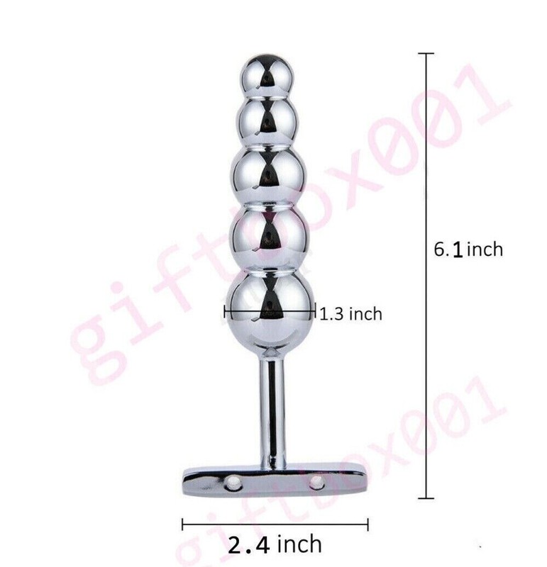 Sex-Toy-for-Prostate-Massager-Metal-Anal-Dildo-Beads-Butt-Plug-G-spot-Massager gallery