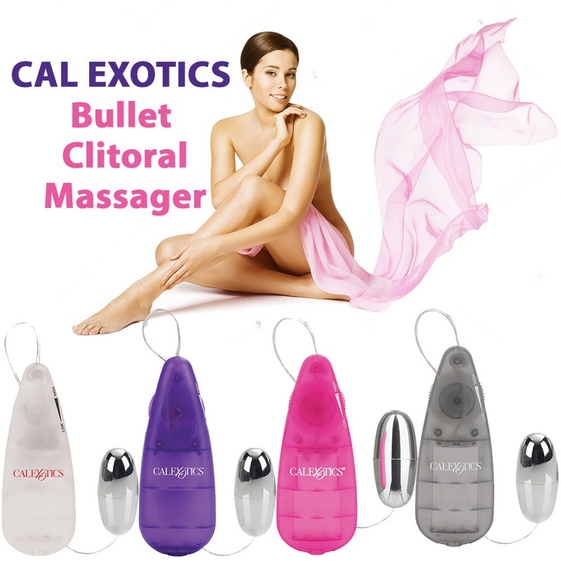 Cal Exotics Silver Bullet CLITORAL Massager Intense Egg Vibrator Clit Stimulator