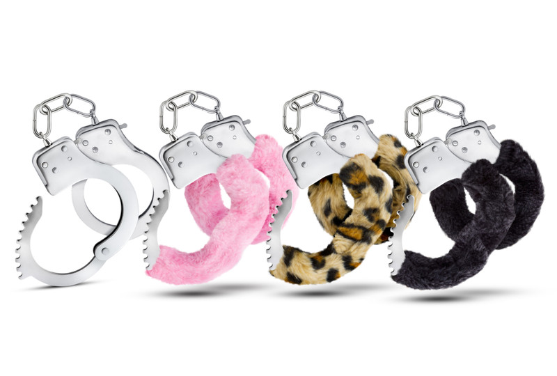 Furry Hand Cuffs Bondage Metal Role Play Kink Pink Xexy Adult Sex Toys gallery