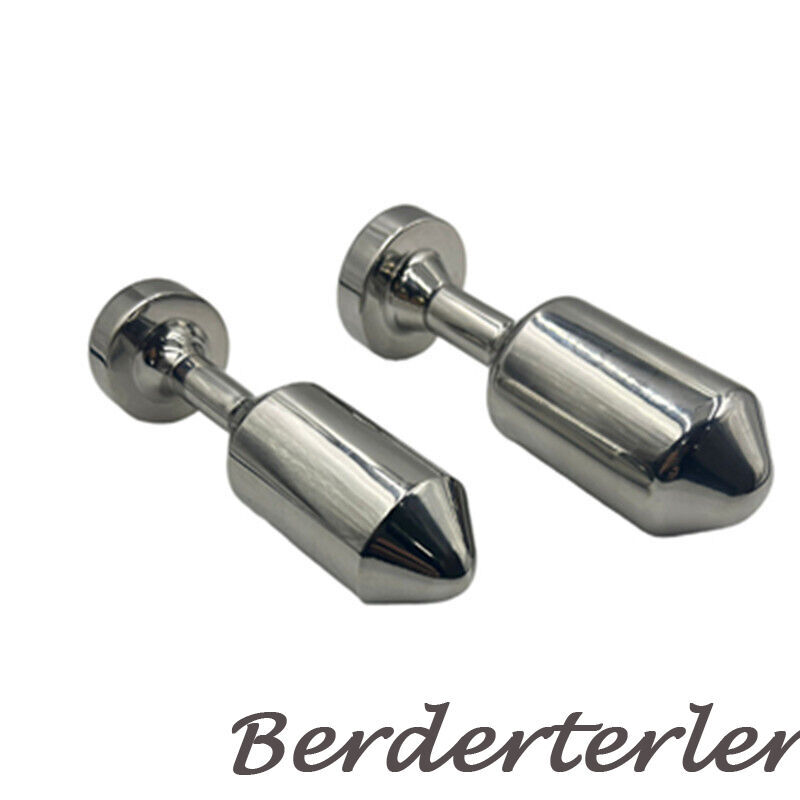2 Sizes Heavy Weight Stainless Steel Anal Butt Plug G-spot Sex Toys Anal Beads gallery