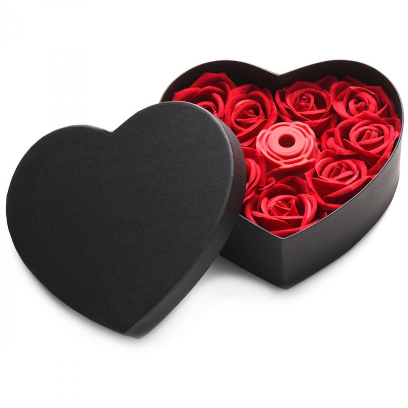 Rose Clit Vibrator Dildo Nipple Sucker Sex Toys Valentine Gift Couples Friendly gallery