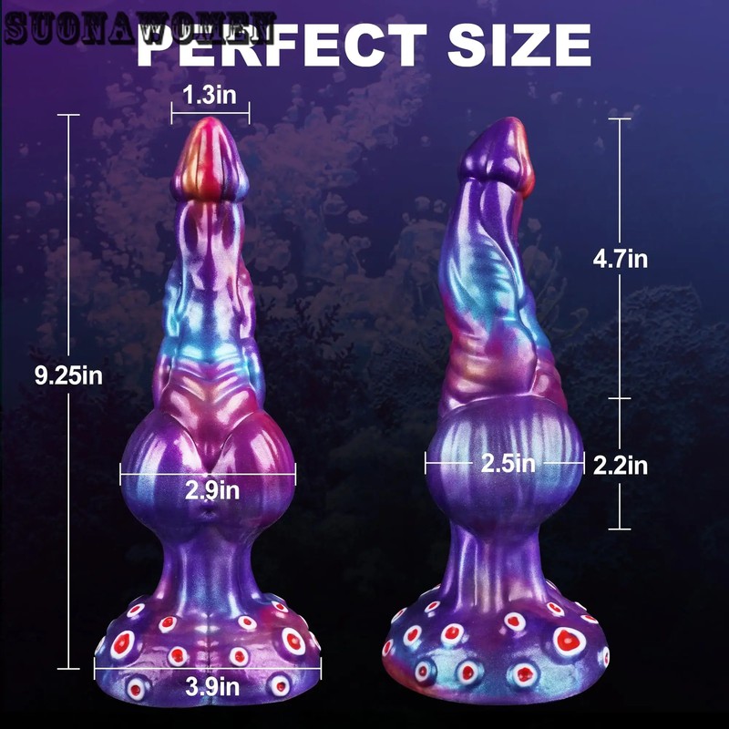 Monster Soft Silicone Anal Plug Dildo Adult Sex Toys Anus Stimulate Adult Toys gallery