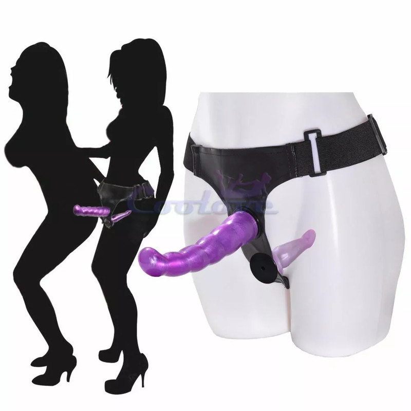 Harness Strap-On Realistic 2 Dildo Anal G-Spot Men Penis Pants Sex Toy for Women gallery