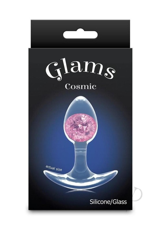 Cosmic Glams Silicone Anal Plug – Small – Pink