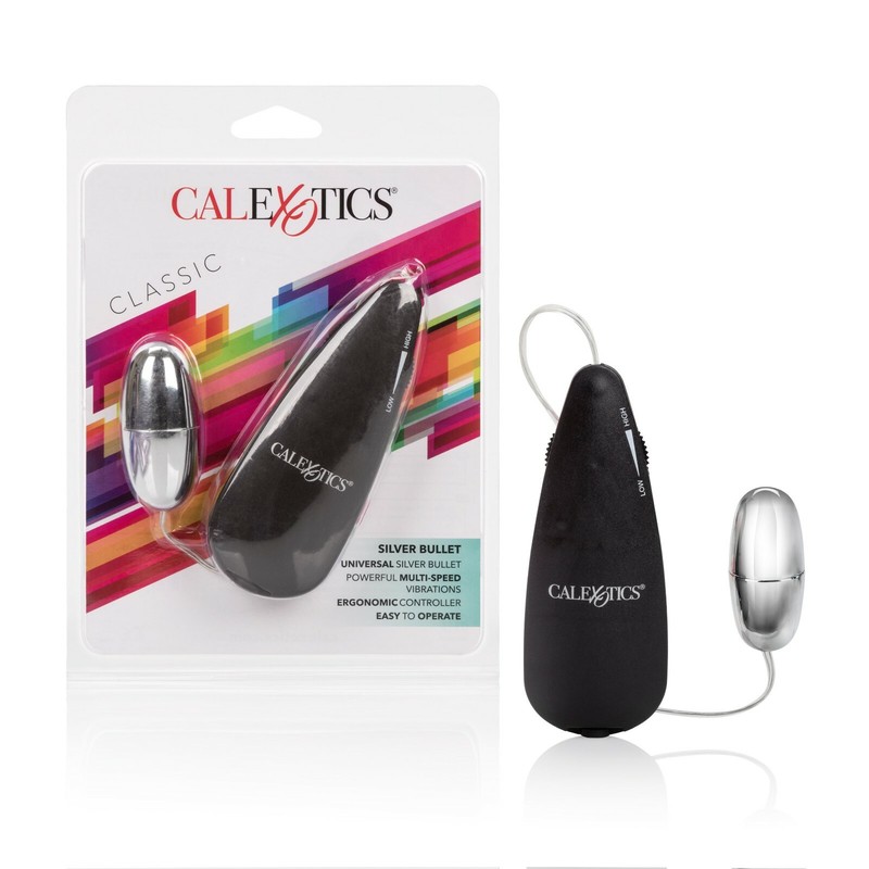 Cal Exotics Silver Bullet – Intense Egg Vibrator Clit Stimulator Vibe
